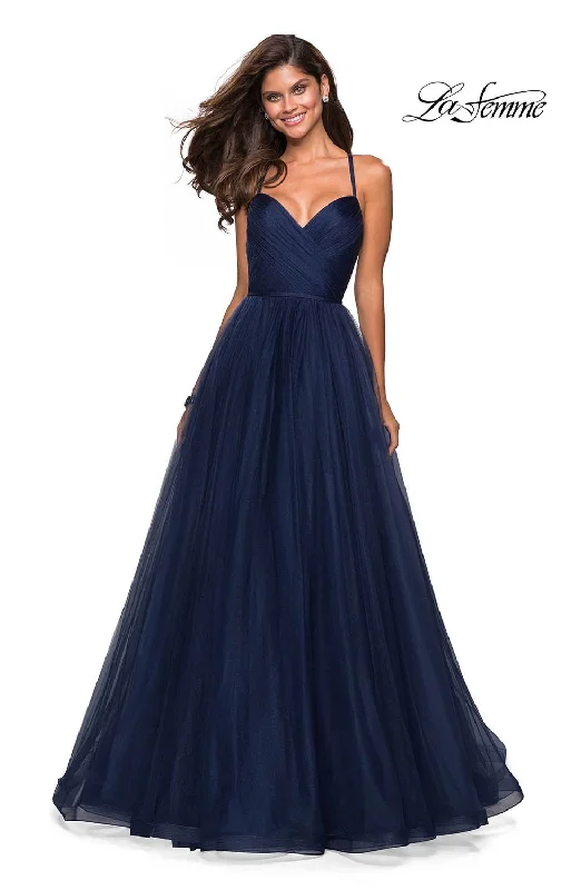 Satin Slip Dress La Femme 27535 Dress