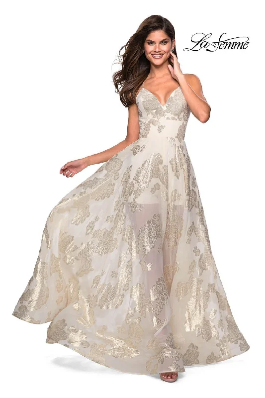 Bodycon Gown La Femme 27547 Dress