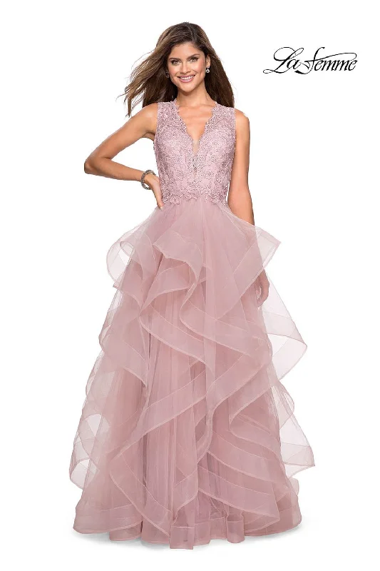 Sparkly Dress La Femme 27570 Dress