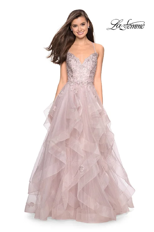 Empire Gown La Femme 27579 Dress