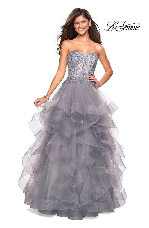 Off-Shoulder Dress La Femme 27620 Dress