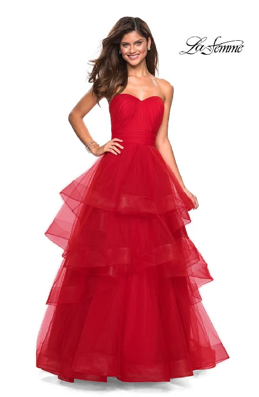 Long Sleeve Dress La Femme 27624 Dress