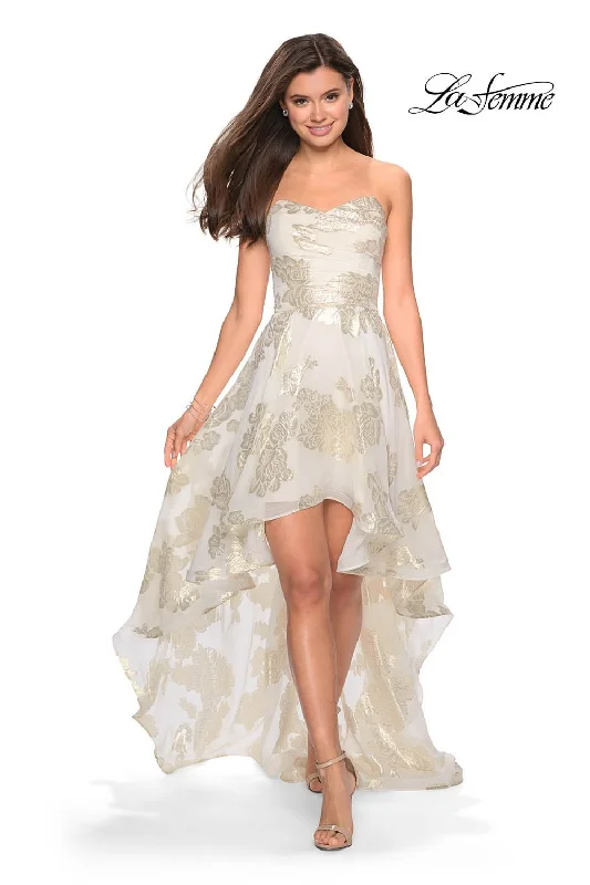 Dainty Chiffon Dress La Femme 27753 Dress