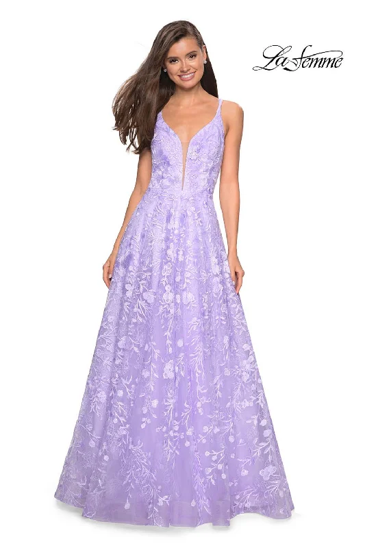 Modern Tulle Dress La Femme 27759 Dress