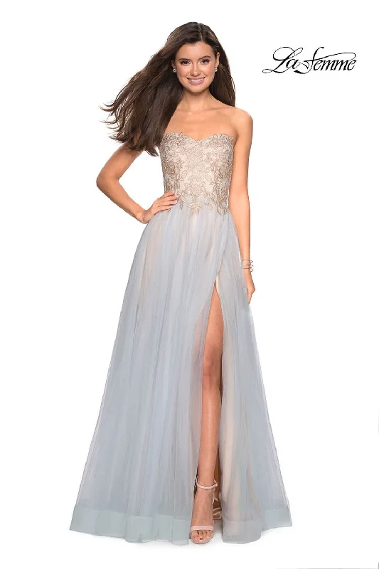 Tulle Skirt Dress La Femme 27795 Dress