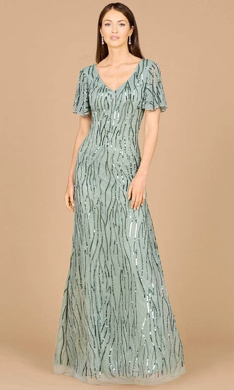 Party Dress Lara Dresses 29074 - Sequin Detail Evening Dress