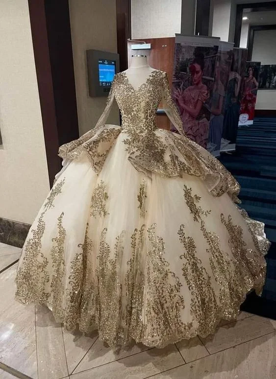 Lace Sleeves Dress Luxury Quinceanera Dresses Applique Corset Ball Gown Prom Sweet 16 Dress Wedding Dress fg2496 Lace Sleeves Dress Luxury Quinceanera Dresses Applique Corset Ball Gown Prom Sweet 16 Dress Wedding Dress fg2496