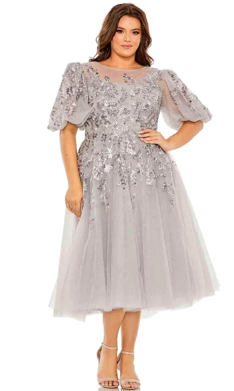 Party Dress Mac Duggal 20475 - Glitter Embellished A-line Cocktail Dress