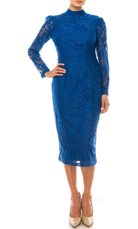 Vintage Lace Dress Maison Tara 91756M - High Neck Lace Formal Dress