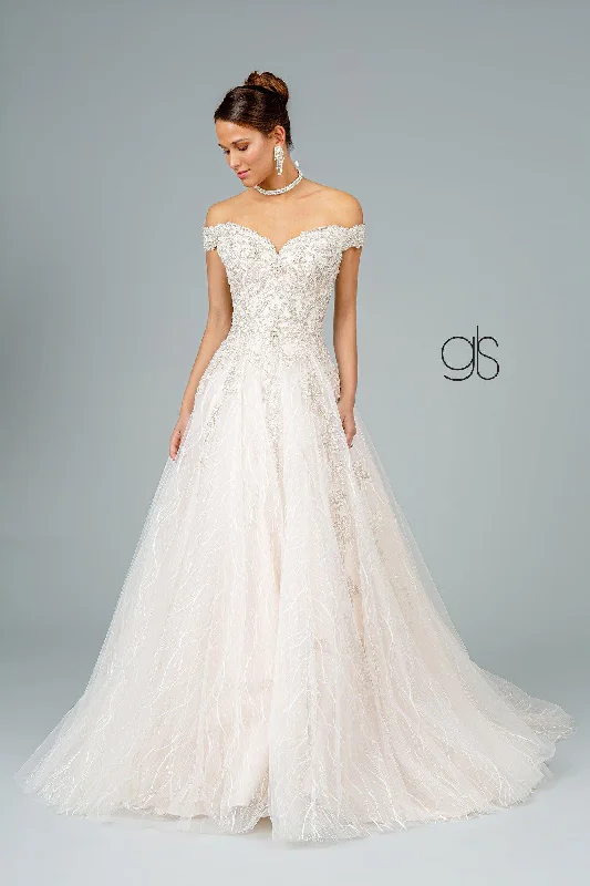 Classic Evening Dress Multi-Layered Embroidered Long Wedding Gown
