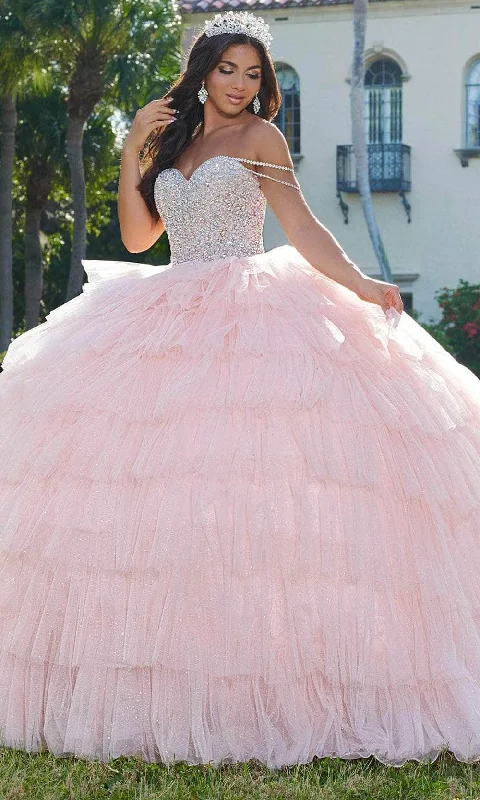 A-Line Gown Quinceanera Collection 26071 - Beaded Sweetheart Ballgown