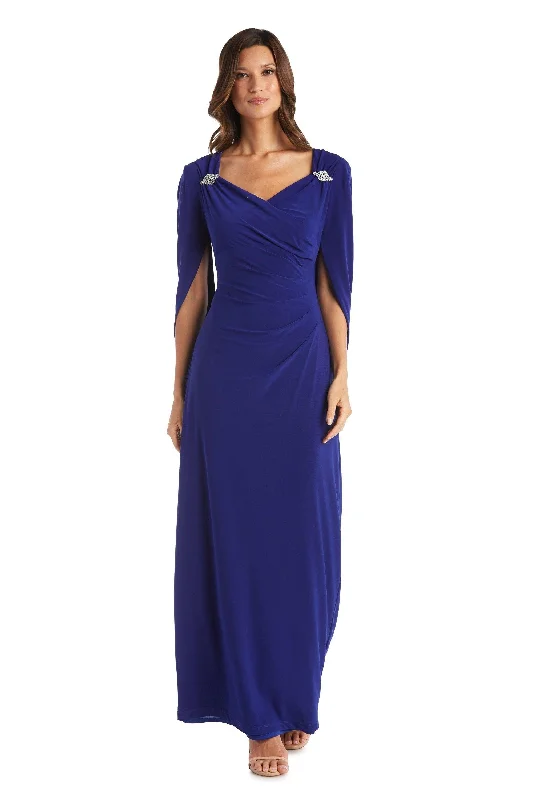 Knee-Length Dress R&M Richards 5899 Long Mother Of The Bride Dress