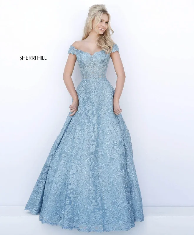 Elegant Beaded Dress Sherri Hill 51573 Dress