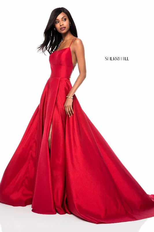 Lush Satin Gown Sherri Hill 52022 Dress