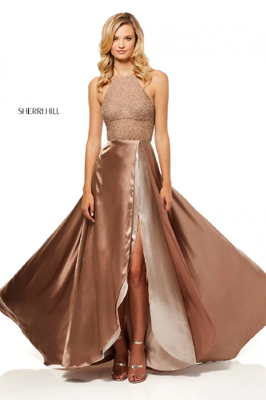 Polka Dot Gown Sherri Hill 52570 Dress