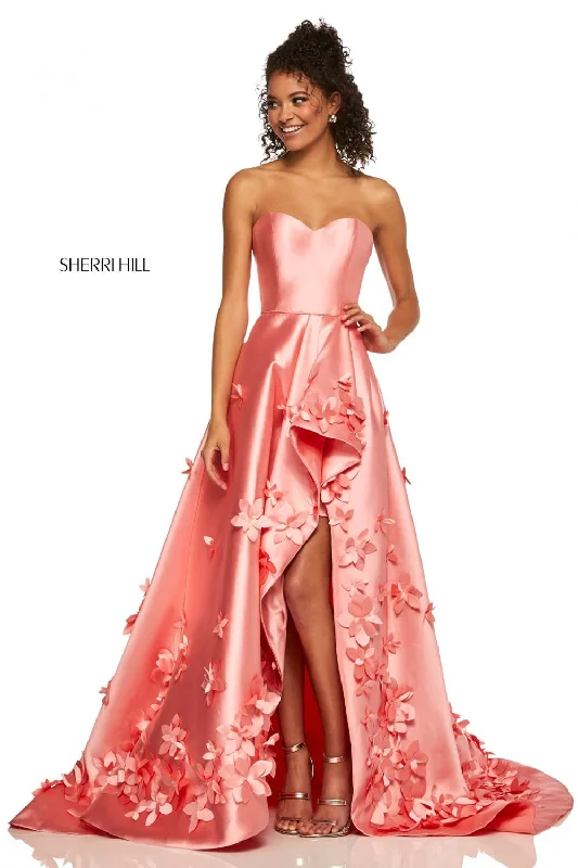 Asymmetrical Gown Sherri Hill 52581 Dress