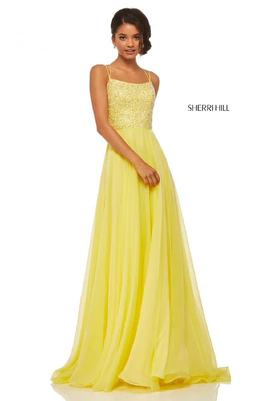 Full Skirt Dress Sherri Hill 52591 Dress
