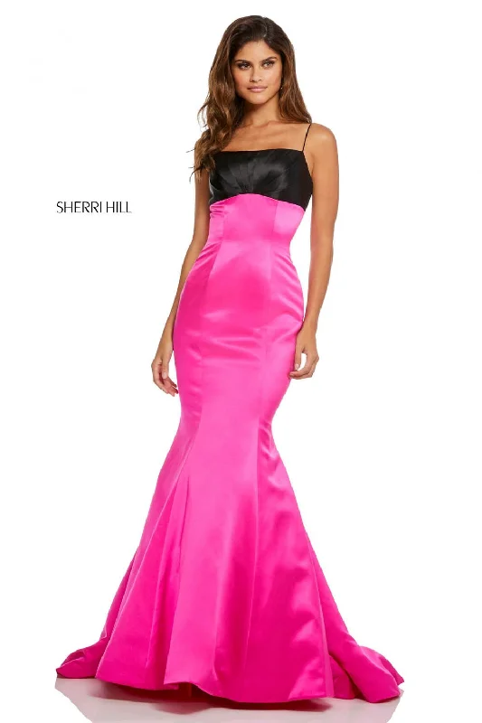 Pearl Embellished Gown Sherri Hill 52615 Dress