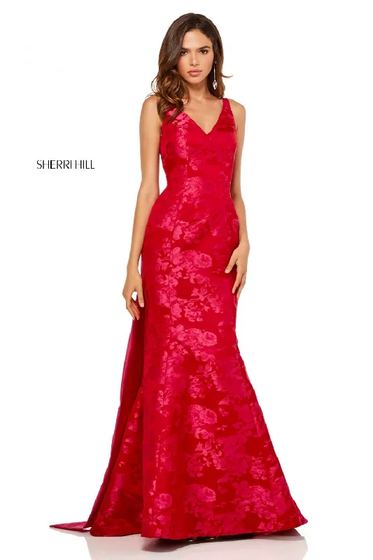Bow Detail Dress Sherri Hill 52637 Dress