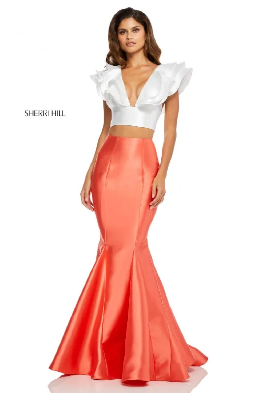 Luxe Satin Dress Sherri Hill 52747 Dress