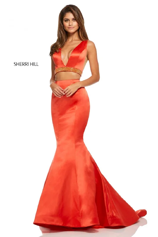 Backless Dress Sherri Hill 52762 Dress