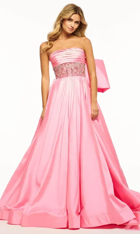 Classic Gown Sherri Hill 56016 - Strapless Beaded Waistband Prom Gown