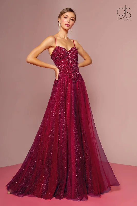 Statement Sleeve Dress Sparkling Long Prom Dress Sale