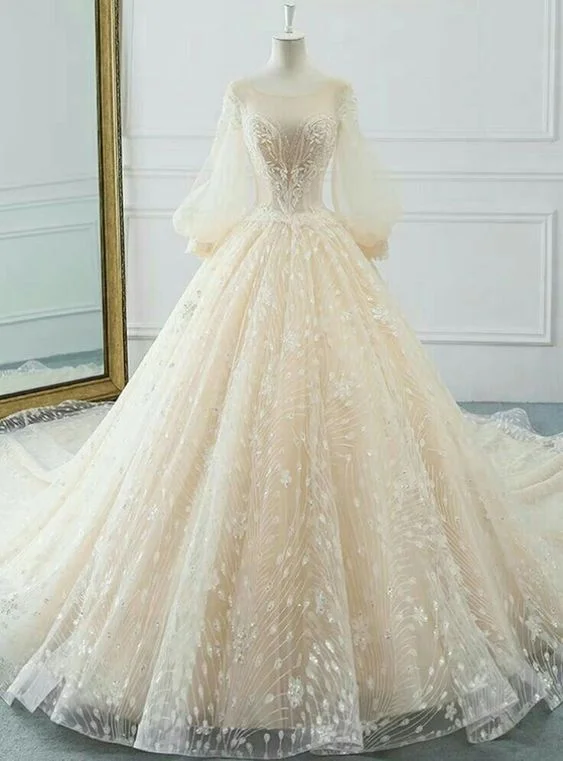 Formal Red Dress Vintage Long Sleeve Wedding Dresses Sexy Appliques Lace Ball Gown Wedding Dresses fg5419 Formal Red Dress Vintage Long Sleeve Wedding Dresses Sexy Appliques Lace Ball Gown Wedding Dresses fg5419