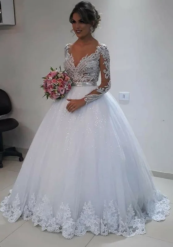 Fit And Flare Dress White lace tulle long prom dress, white lace tulle wedding dress fg3860 Fit And Flare Dress White lace tulle long prom dress, white lace tulle wedding dress fg3860
