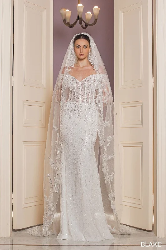 Dainty Chiffon Dress Azzure Couture Blake