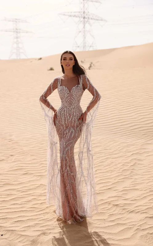 Modest Gown Chic and Holland HF110015 Dress