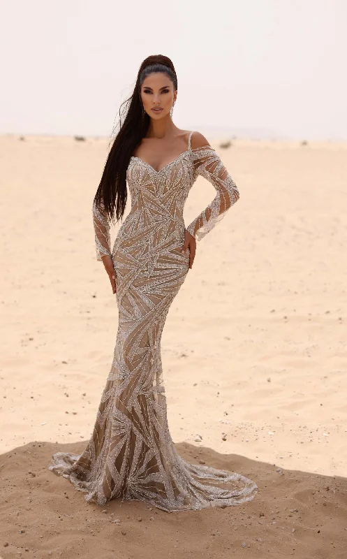 Maxi Formal Dress Chic and Holland HF110030 Dress
