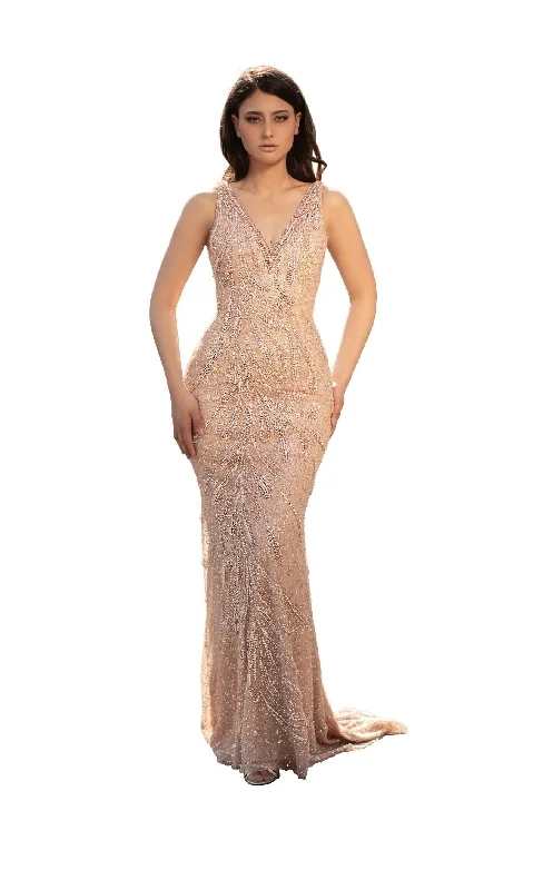 Modest Gown Chic and Holland HF1364 Dress