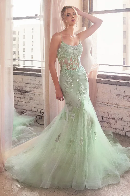 Off-Shoulder Gown D145