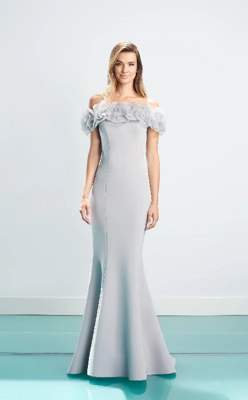 Pleated Gown Daymor 1461 Dress