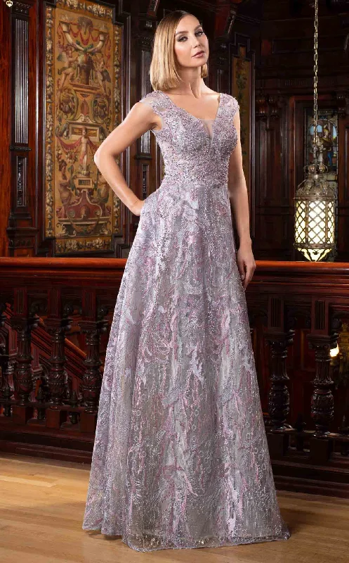 Asymmetrical Gown Daymor 1553 Dress