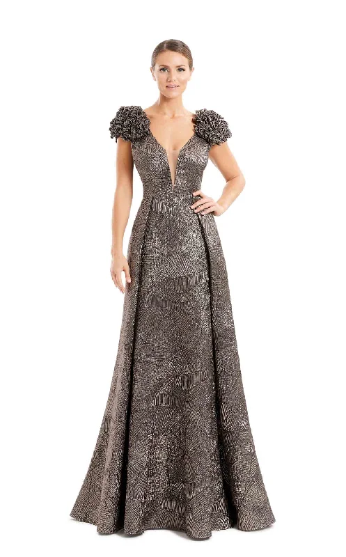 Lush Satin Gown Daymor 1651F22 Dress