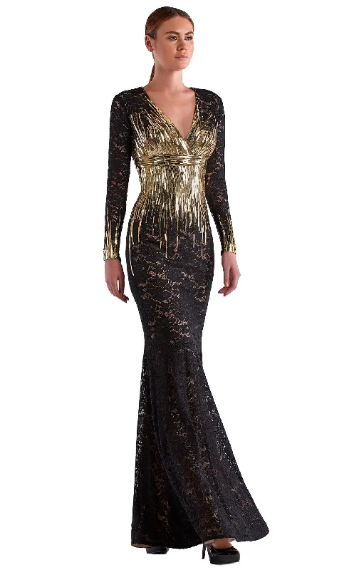 One-Shoulder Gown Edward Arsouni Couture SS0494 Dress