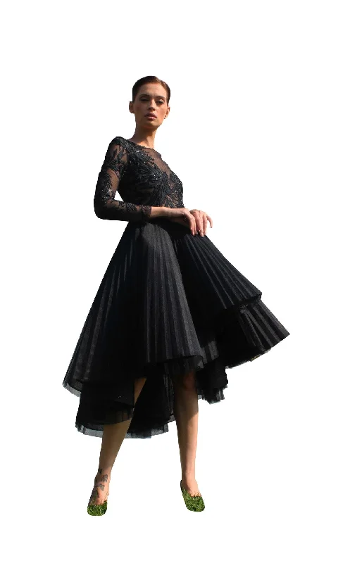 Floral Embroidery Dress Edward Arsouni Couture SS613 Dress