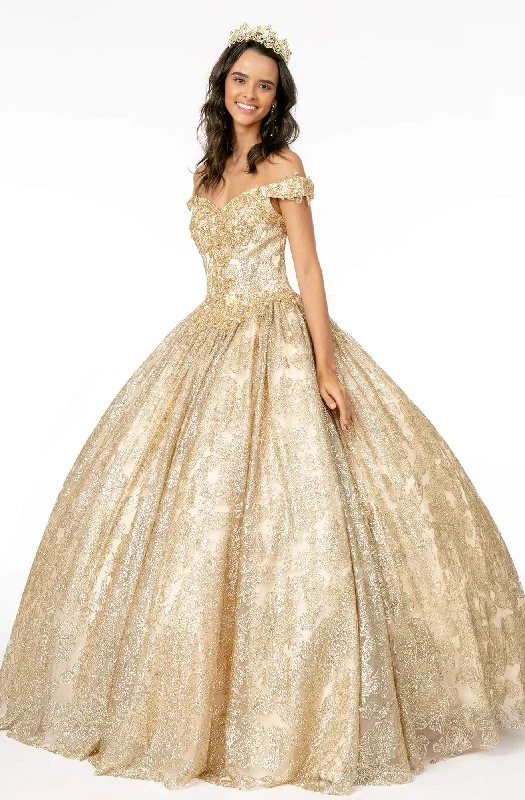 Pearl Embellished Gown Elizabeth K GL1820