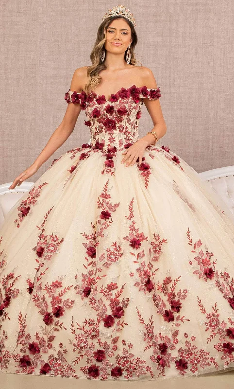 Pearl Embellished Gown Elizabeth K GL3105