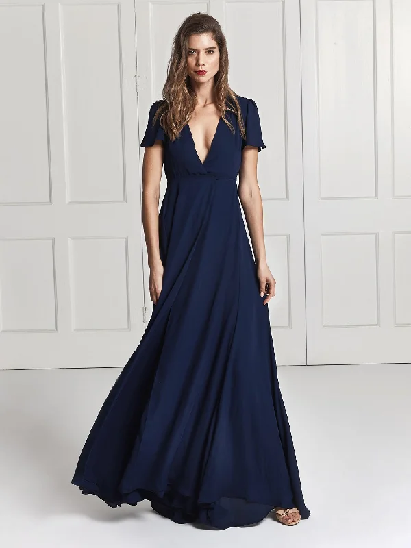 Velvet Dress Jeanne dress - Navy