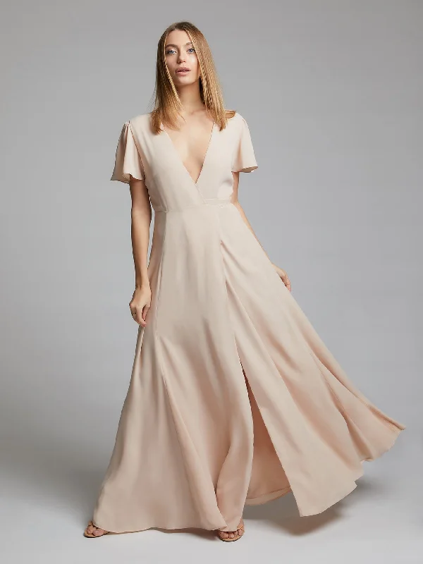 Classic Evening Dress Jeanne dress - Nude