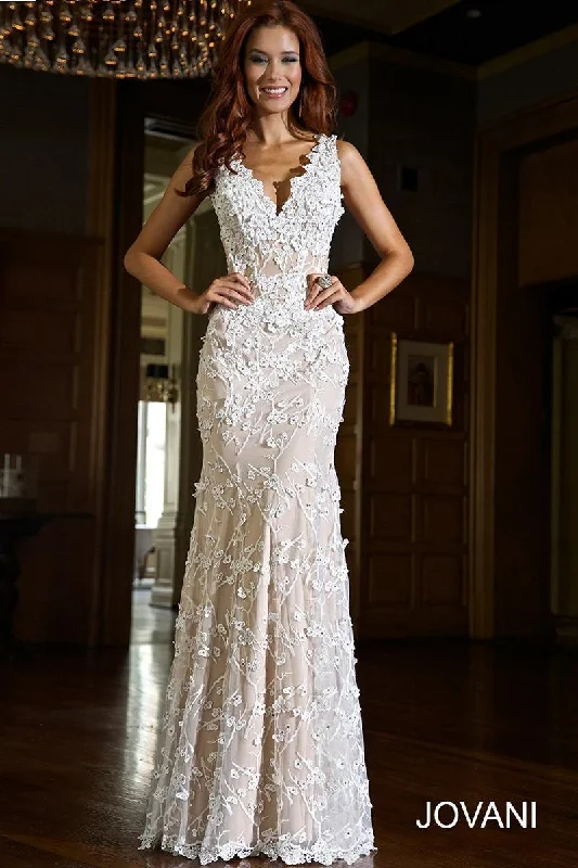 Pleated Gown Jovani 24545
