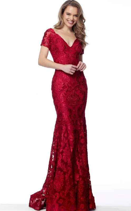 Lace Sleeves Dress Jovani 68446BG Dress