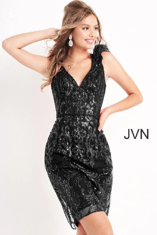 Ball Gown Jovani 04760 Short Sleeveless Formal Cocktail Dress