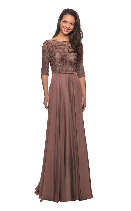 Royal Blue Dress La Femme 25011 Dress
