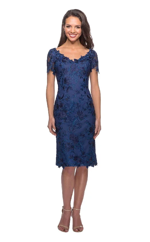 Pearl Embellished Gown La Femme 25522 Dress