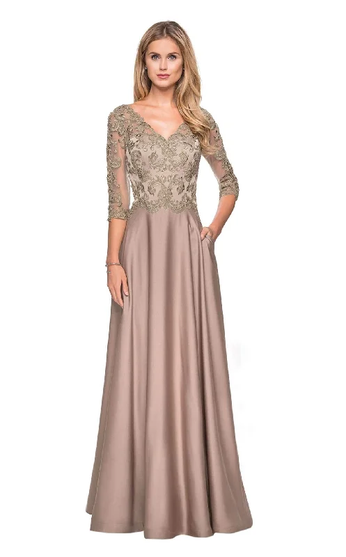 Sequin Maxi Dress La Femme 27235 Dress