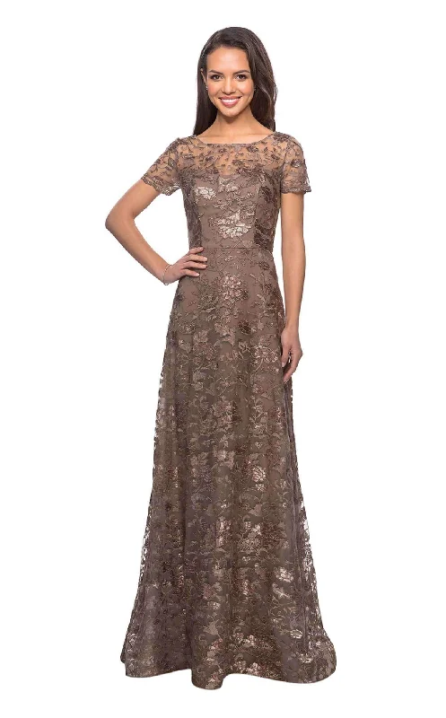 Bow Detail Dress La Femme 27839 Dress